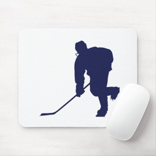 Hockey_Player_Blue Muismat (Met muis)