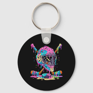 Hockey Player Boys Kids Ice Hockey Dripping Ice Sleutelhanger