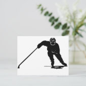 Hockey Player Briefkaart (Staand voorkant)