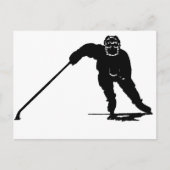 Hockey Player Briefkaart (Voorkant)