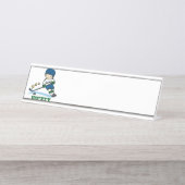 Hockey Player Bureau Naambordje (Voorkant)