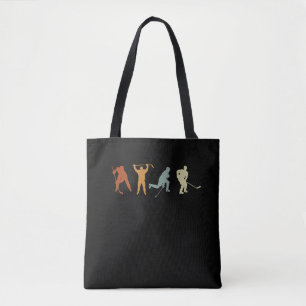 Hockey Player Center Defence Hockey herstellen Tote Bag