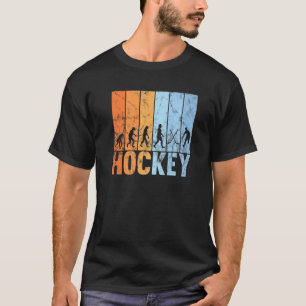 Hockey player evolutie hockey essentie t-shirt