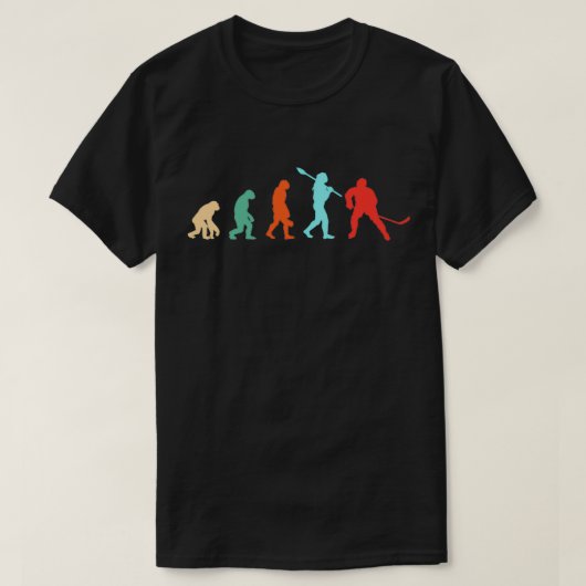 Hockey Player Evolution T-shirt (Design voorkant)