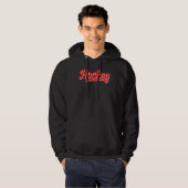 Hockey Player Fan Sportspel Hoodie (Voorkant volledig)