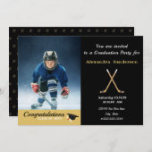 Hockey player Foto afstuderen class van 2022 Kaart (Voorkant / Achterkant)