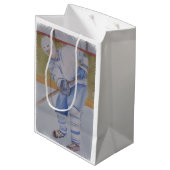 HOCKEY PLAYER GIFT BAG MEDIUM CADEAUZAKJE (Achterkant Gekanteld)