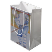 HOCKEY PLAYER GIFT BAG MEDIUM CADEAUZAKJE (Voorkant Gekanteld)