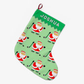 Hockey Player Grote Kerstsok (Voorkant (Hangend))