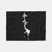 Hockey Player Hockey Ice Hockey Fleece Deken (Voorkant (Horizontaal))