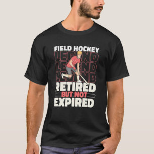 Hockey Player in ruste fieldhockey T-shirt