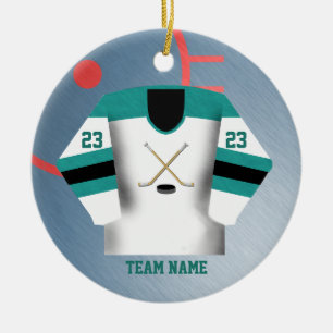 Hockey Player Jersey Ornament