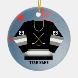 Hockey Player Jersey Ornament