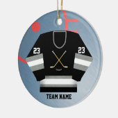 Hockey Player Jersey Ornament (Links)