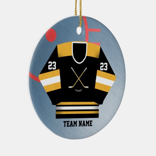 Hockey Player Jersey Ornament (Rechts)