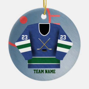 Hockey Player Jersey Ornament