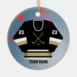 Hockey Player Jersey Ornament