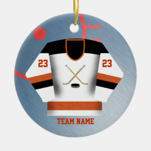 Hockey Player Jersey Ornament