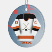 Hockey Player Jersey Ornament (Links)