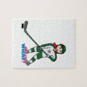 Hockey Player Light/Red Legpuzzel (Horizontaal)