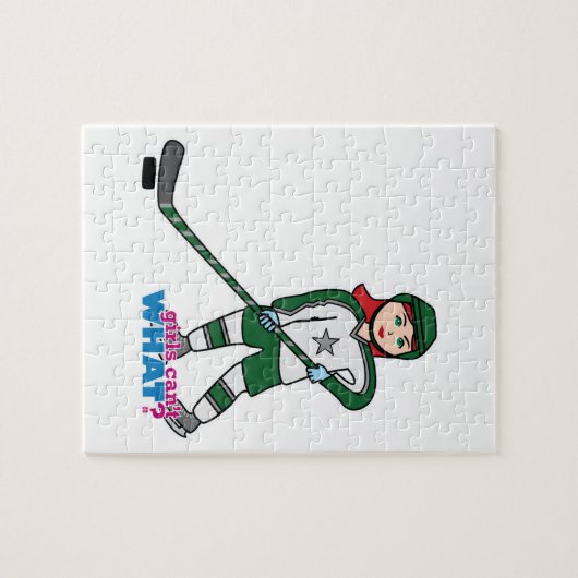 Hockey Player Light/Red Legpuzzel (Horizontaal)