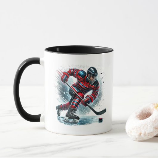 Hockey Player  Mok (Met donut)