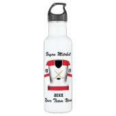 Hockey Player Name Liberty Bottle Waterfles (Voorkant)