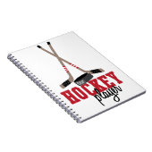 Hockey Player Notitieboek (Rechterzijde)