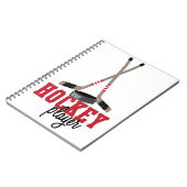 Hockey Player Notitieboek (Linkerzijde)
