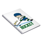 Hockey Player Notitieboek (Rechterzijde)