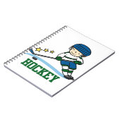 Hockey Player Notitieboek (Linkerzijde)