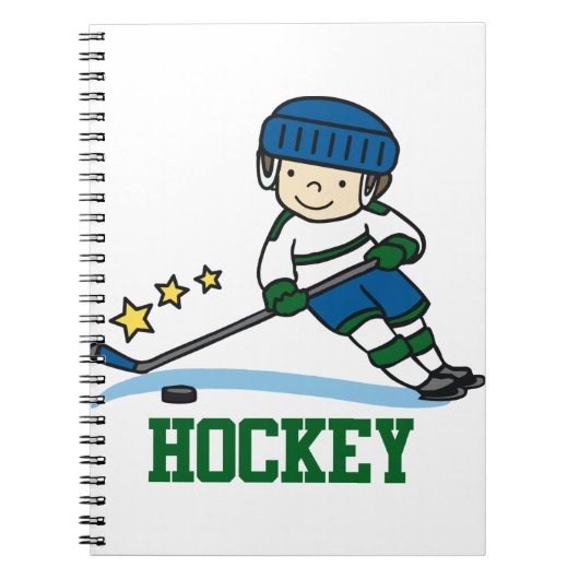 Hockey Player Notitieboek (Voorkant)