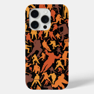 Hockey Player Patroon iPhone 15 Pro Case