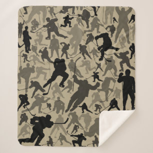 Hockey Player Patroon Sherpa Deken