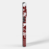 Hockey Player Pattern Hoesje-Mate iPhone Case Case (Achterkant / Rechts)