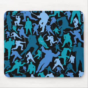Hockey Player Pattern-Muismat Muismat
