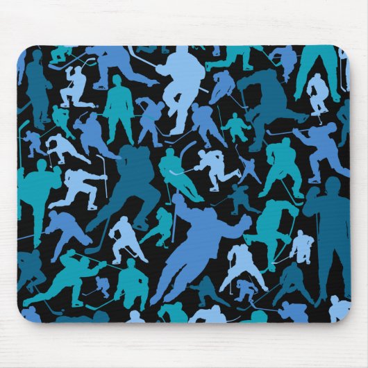 Hockey Player Pattern-Muismat Muismat (Voorkant)
