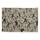 Hockey Player Pattern Pillow Hoesje Kussensloop (Achterkant)