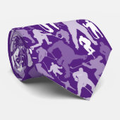 Hockey Player Pattern-Stropdas Stropdas (Opgerold)