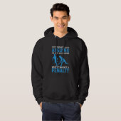 Hockey Player Penade Hoodie (Voorkant volledig)