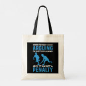 Hockey Player Penade Tote Bag (Achterkant)