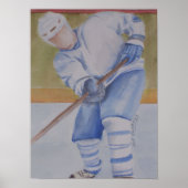 Hockey Player Poster (Voorkant)