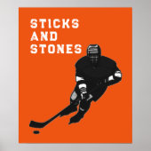 Hockey Player Poster (Voorkant)