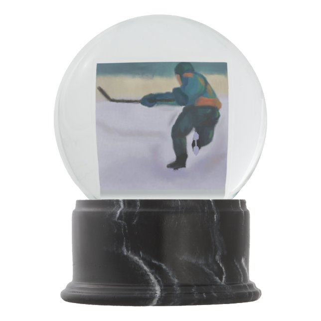 Hockey Player Sneeuwbol (Voorkant)