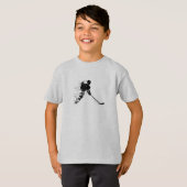 Hockey player spelen t-shirt (Voorkant volledig)