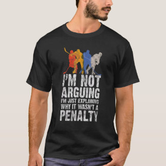 Hockey Player Sportspel Game Gag Grafisch T-shirt
