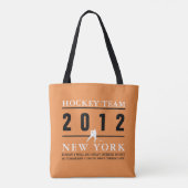 Hockey Player Tote Bag (Achterkant)