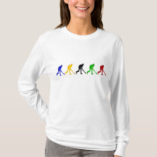 Hockey players field hockey stick and ball gifts t-shirt