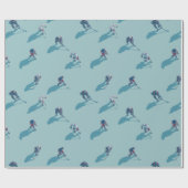 Hockey players on ice cadeaupapier (Vlak)