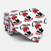 Hockey Playoff Beard Chin Full of Win Stropdas (Opgerold)